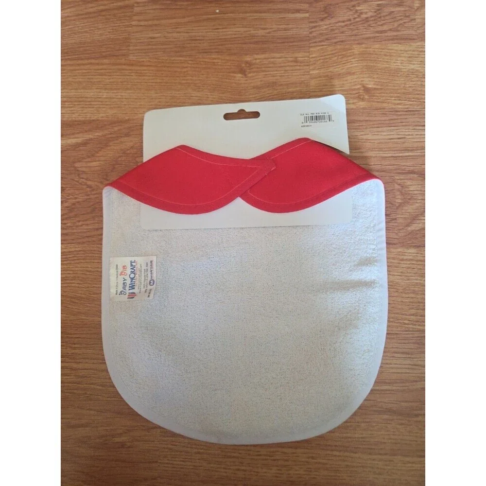 NCAA Ole Miss Rebels Baby Bib Red NEW Washable All Pro Bib